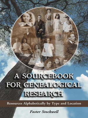 cover image of A Sourcebook for Genealogical Research